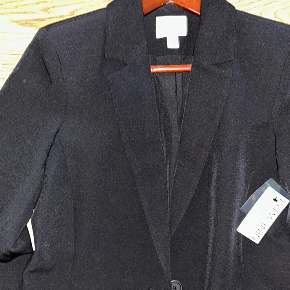Nine West Black Blazer Professional Suit Jacket - Picture 2 of 2